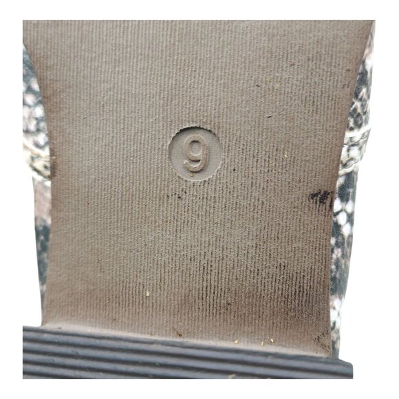 Pierre Dumas Womens Snake Print Ankle Boots Size 9 Pull On with Stretch - Picture 6 of 11